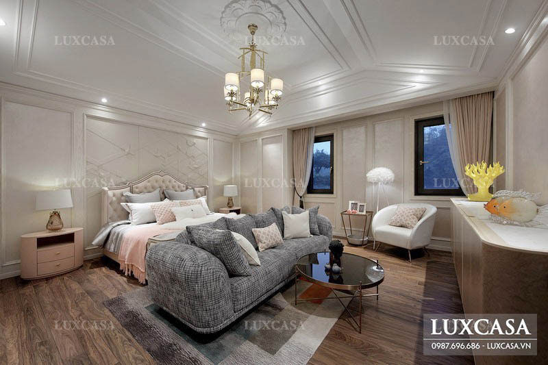 Thi công nội thất biệt thự thông tầng 180m2 ở Quảng Ninh