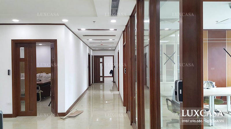 Thi công nội thất văn phòng làm việc tập đoàn Vietthang