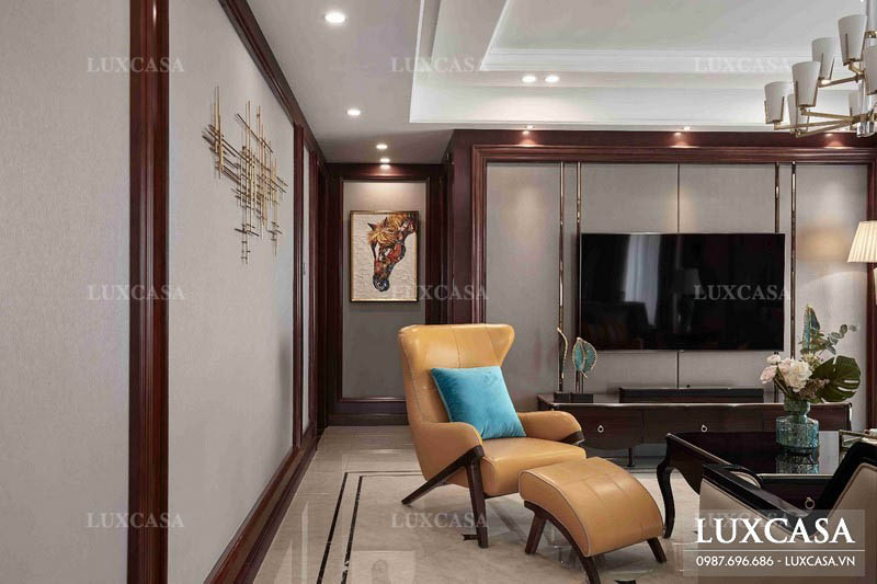 Thi công nội thất biệt thự cao cấp ở Hà Nội 4 phòng ngủ