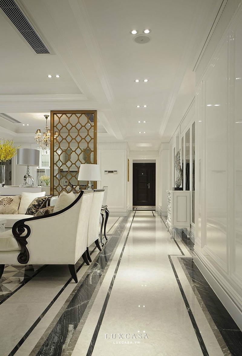 Thi công vách ngăn biệt thự