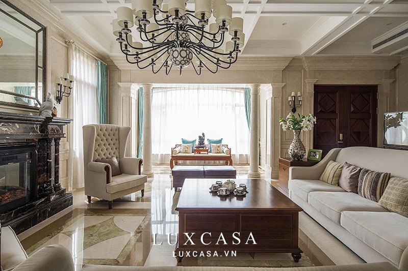 thiết kế nội thất biệt thự Vinhome