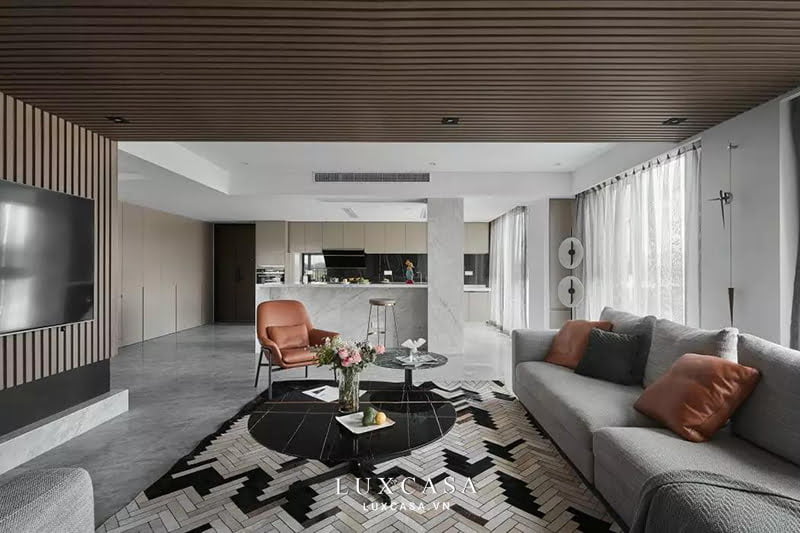 Thiết kế nội thất biệt thự hiện đại