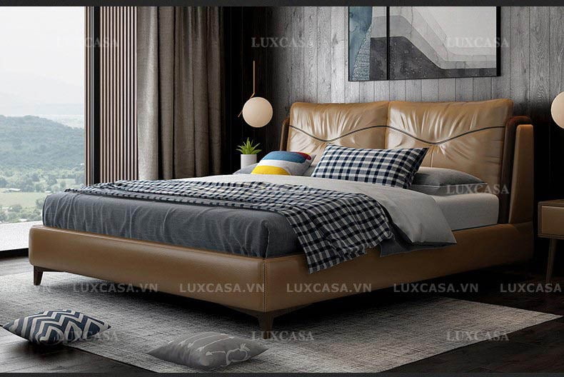 Mẫu giường da khách sạn GD141