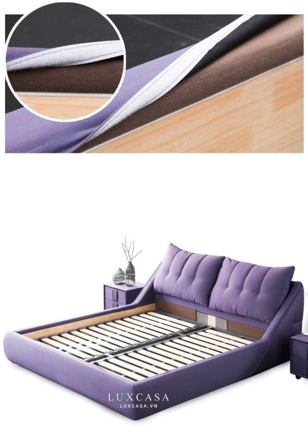 giường ngủ bọc nỉ