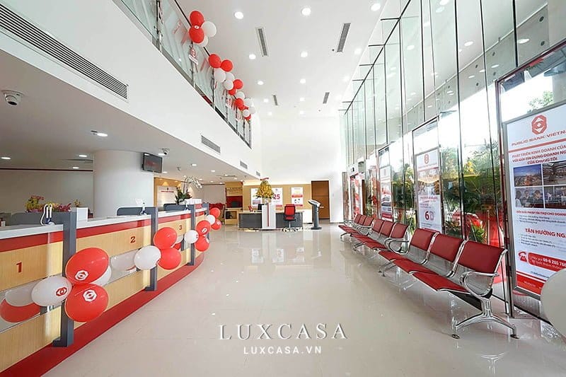 Thiết kế phòng giao dịch làm việc ngân hàng Public Bank Vietnam