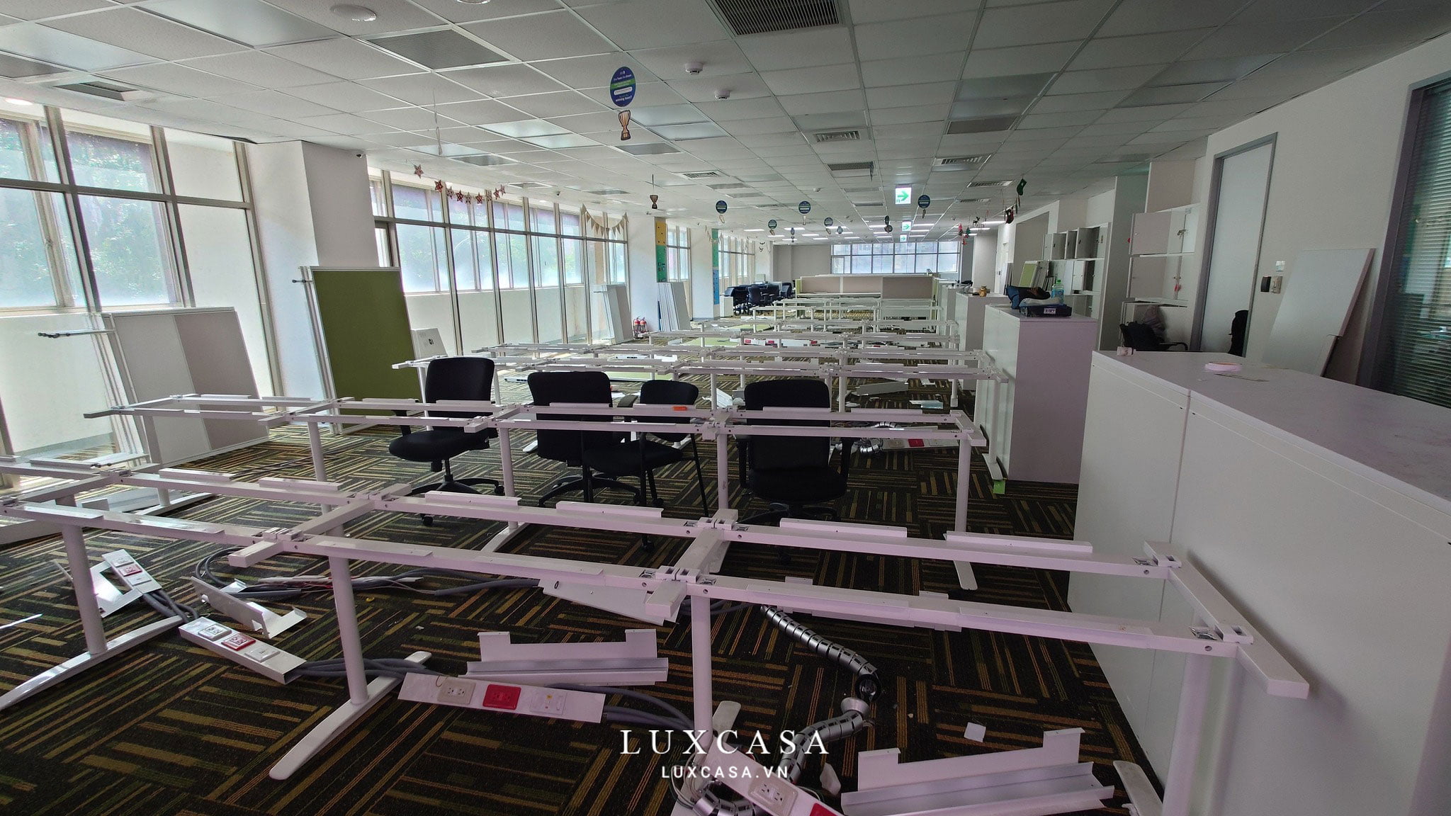 chay dien mang cho van phong