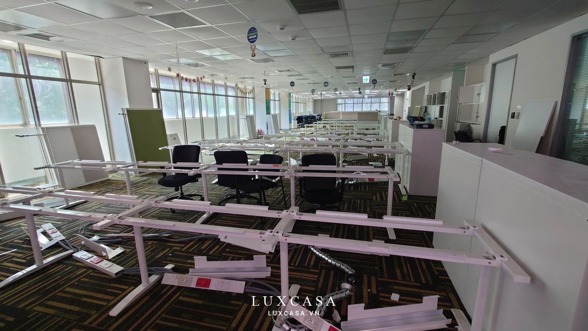 chay dien mang cho van phong