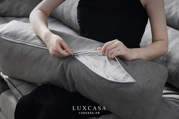 đệm ghế sofa vải