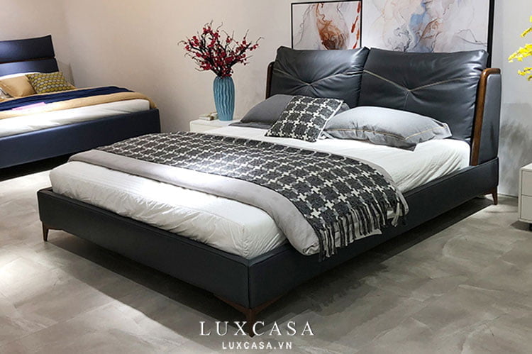 giường ngủ bọc da cao cấp GD0111