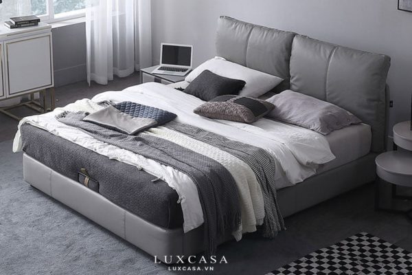 giường ngủ bọc da cao cấp GD129