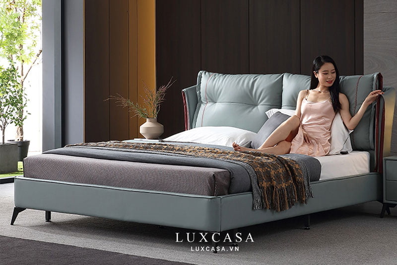 giường ngủ bọc da cao cấp GD0321