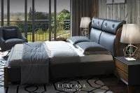 Giường ngủ bọc da GD135 hiện đại