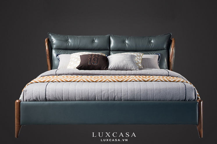 giường ngủ bọc da GD135