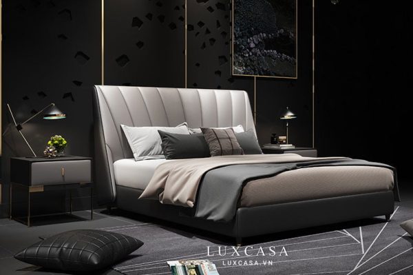 giường ngủ bọc da cao cấp GD149