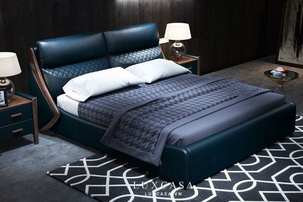 giường ngủ bọc da cao cấp GD164