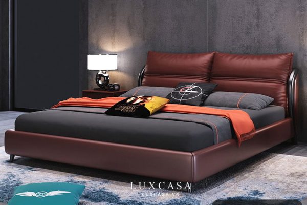 giường ngủ bọc da cao cấp GD164