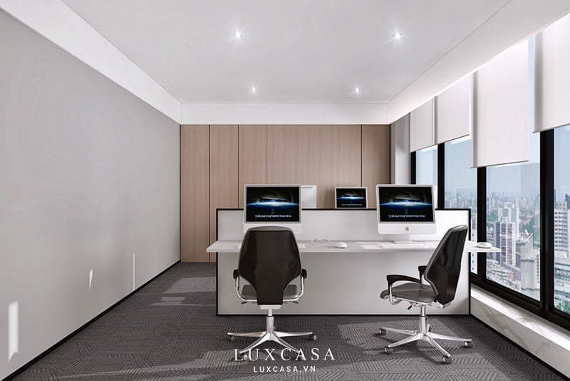 Thiết kế văn phòng trọn gói hiện đại công ty SUNAC