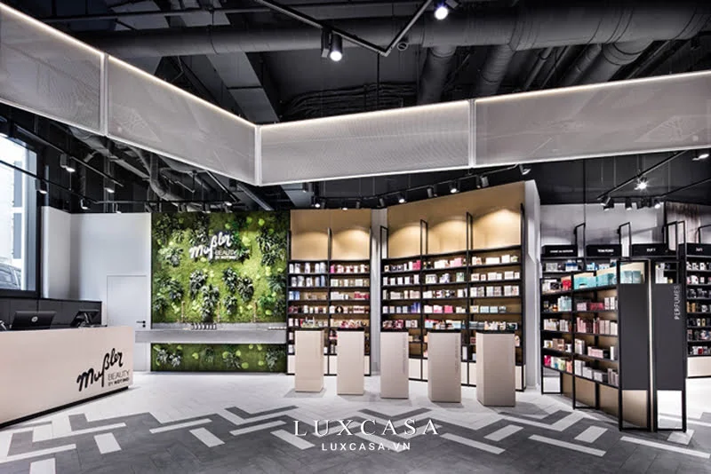 Thiết kế Showroom mỹ phẩm hiện đại tại Hà Nội