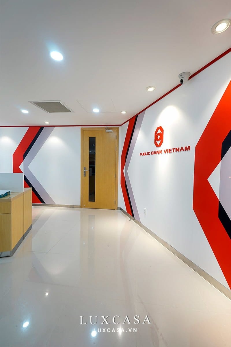Thiết kế phòng giao dịch làm việc ngân hàng Public Bank Vietnam