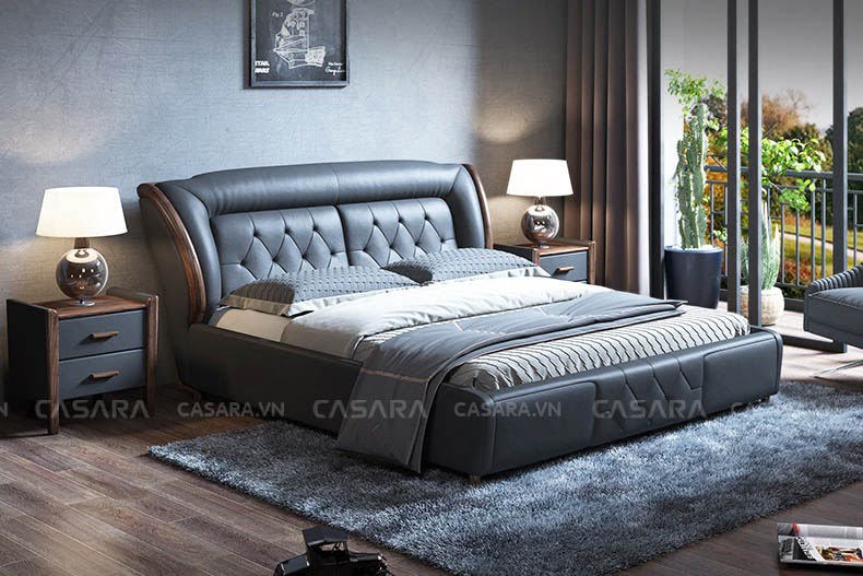 Mẫu giường đẹp sang chảnh GD240 