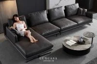 sofa da hiện đại