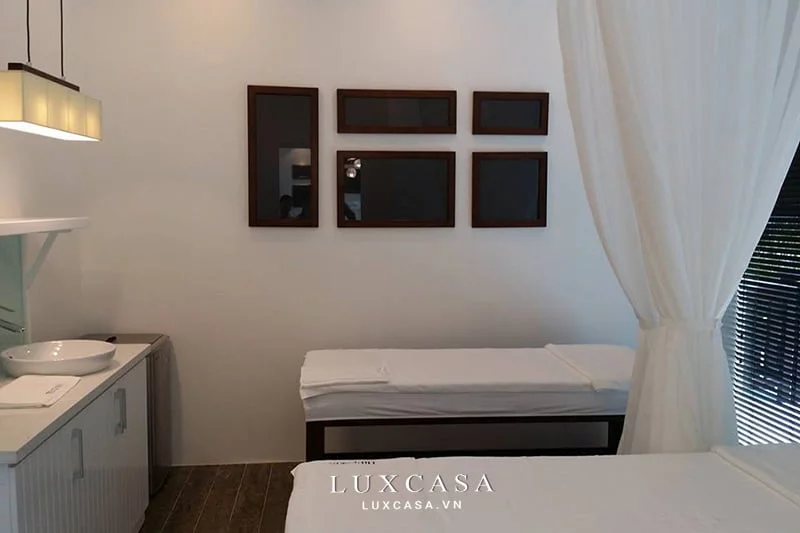 Thi công nội thất spa thẩm mỹ Trueskin hiện đại