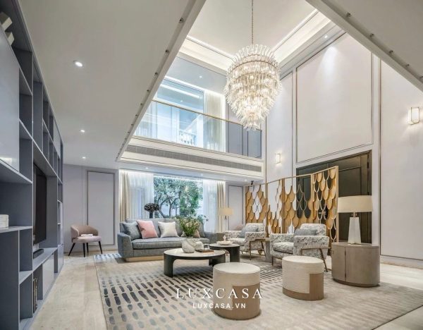 Thi công nội thất biệt thự thông tầng