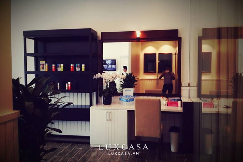 Thi công nội thất spa thẩm mỹ Trueskin hiện đại