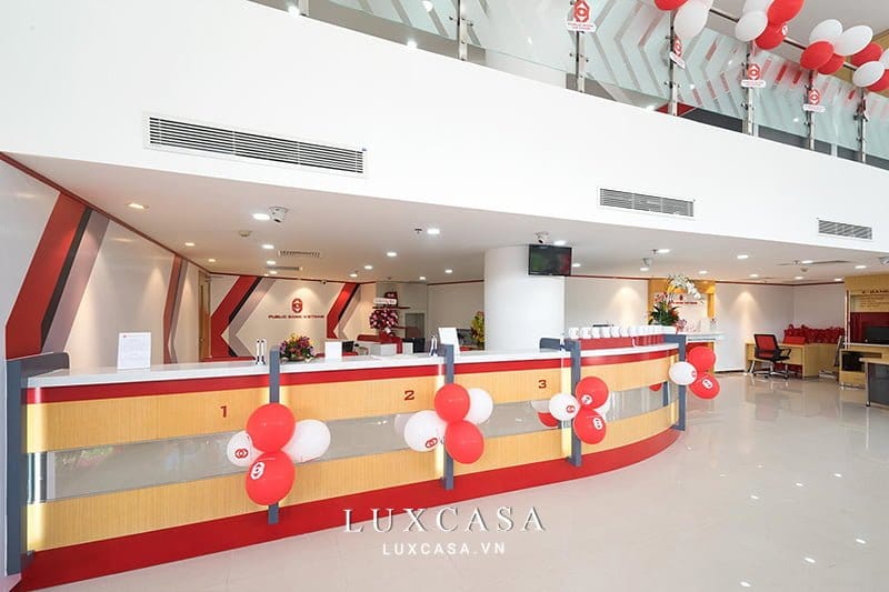 Thiết kế phòng giao dịch làm việc ngân hàng Public Bank Vietnam