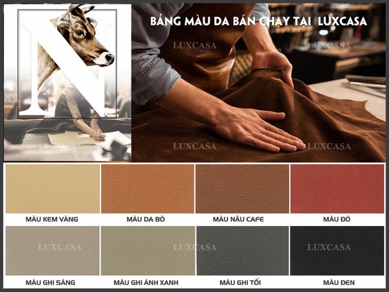 Màu giường da đẹp sang trọng