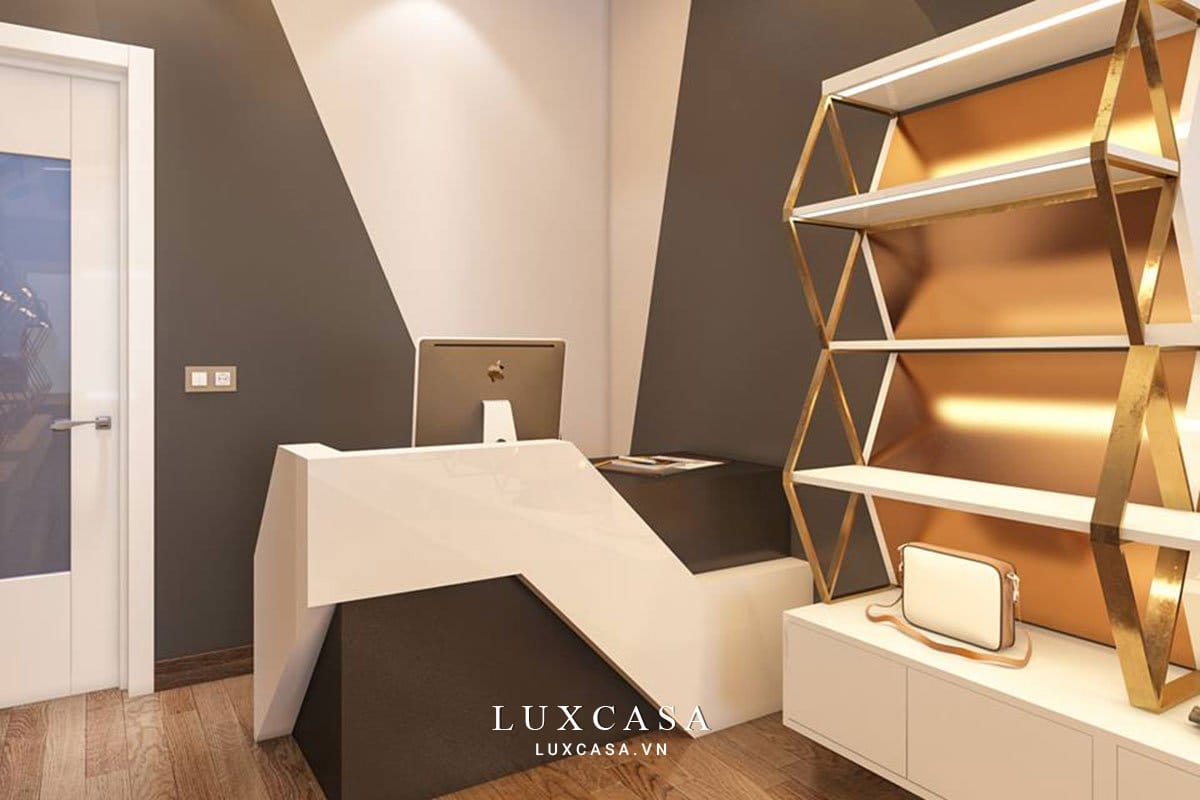 Thi công showroom túi xách sang trọng ở Hải Dương