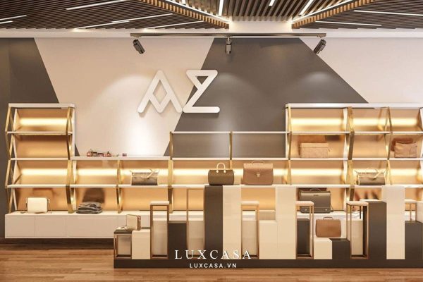 Thi công showroom túi xách sang trọng ở Hải Dương