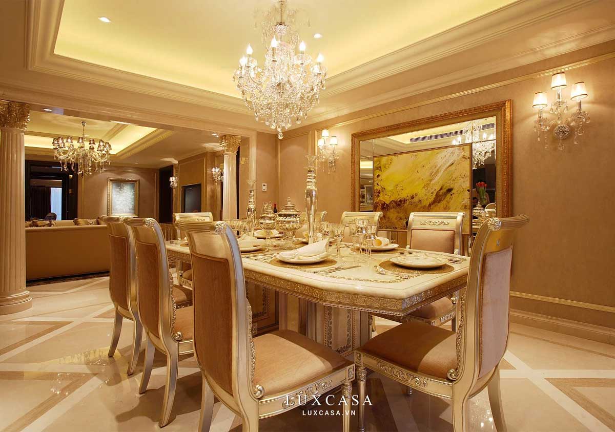 Thiết kế nội thất biệt thự tân cổ điển