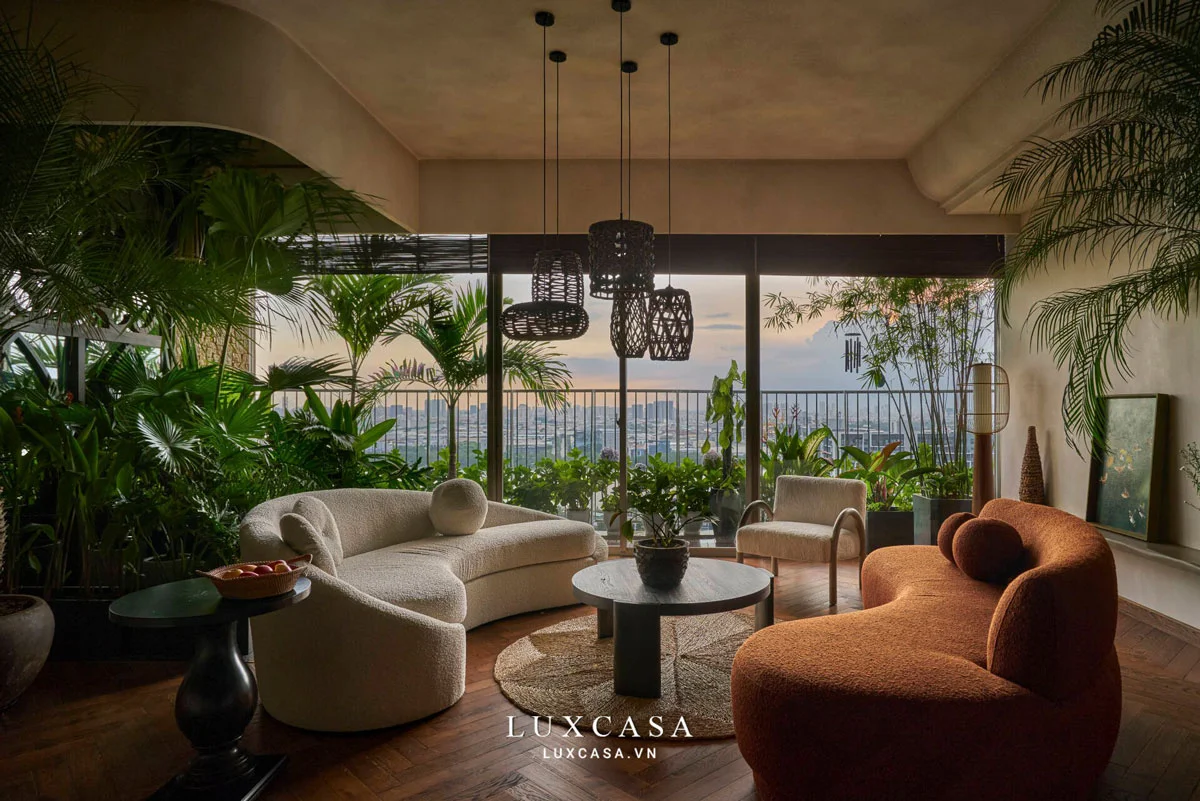 Biến không gian nhà trở thành một khu vườn nhiệt đới