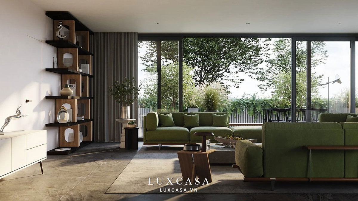 Căn biệt thự nhà vườn thiết kế hiện đại