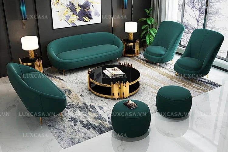 bộ ghế sofa đơn tròn
