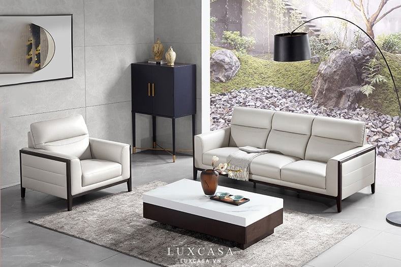 bộ sofa trắng SF433