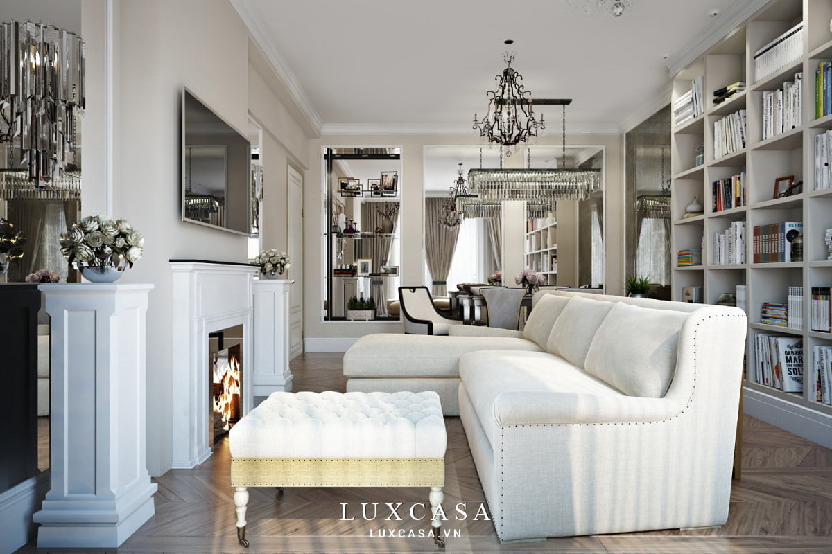 Bố trí nội thất phòng khách chung cư theo phong thủy