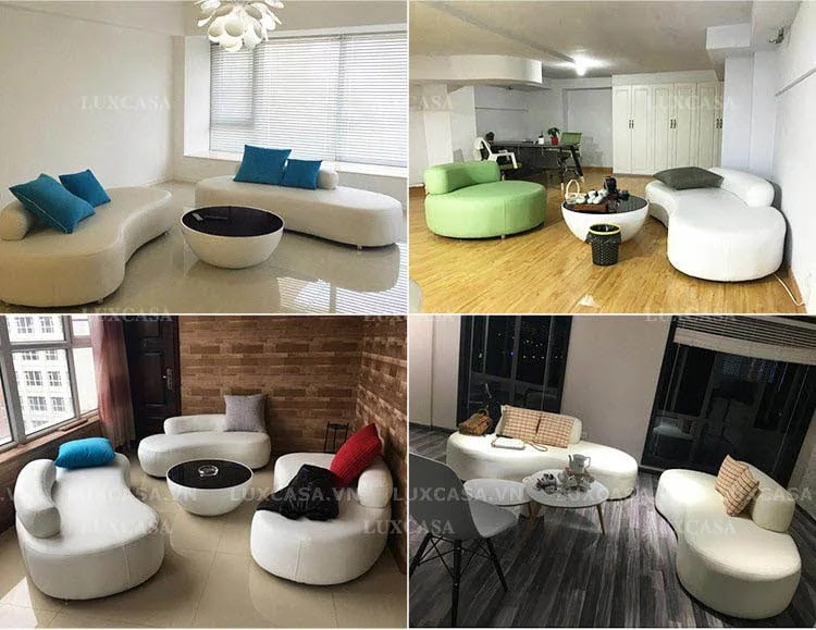 ghế sofa đơn tròn 