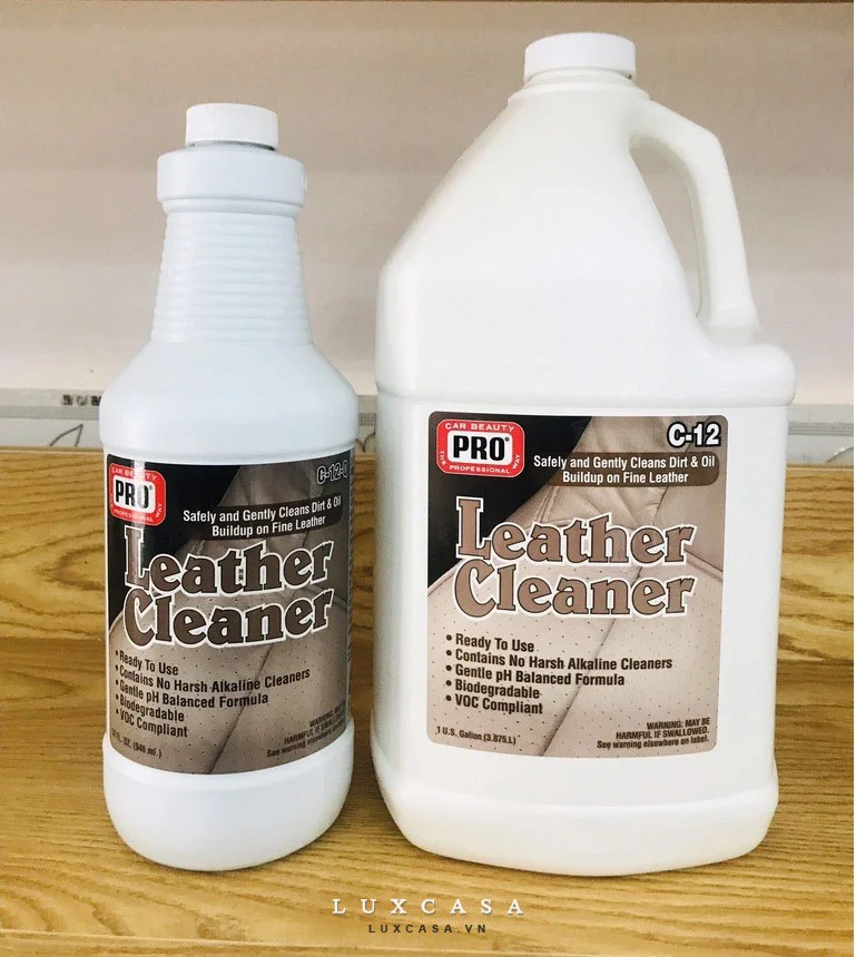 dung dịch vệ sinh ghế sofa da C12