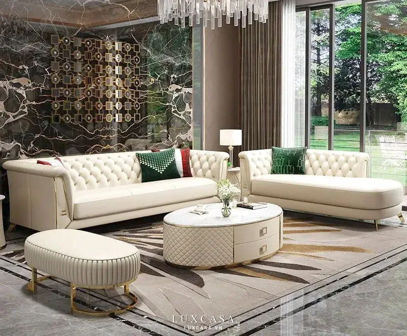Ghế sofa bọc da