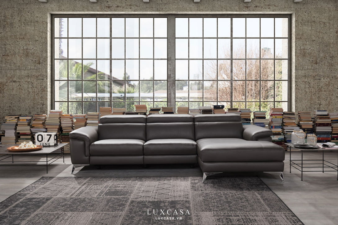 ghế sofa đen SF425