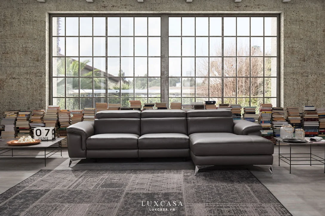 ghế sofa đen SF425