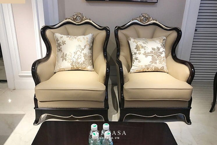 Ghế sofa đơn tân cổ điển STC109