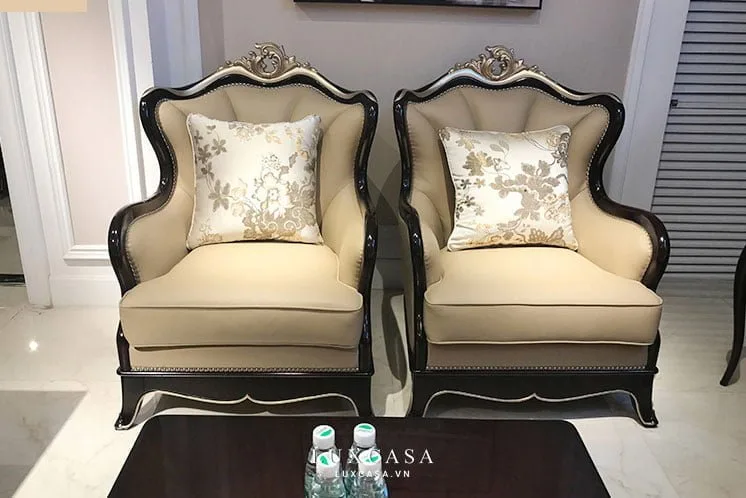 Ghế sofa đơn tân cổ điển STC109