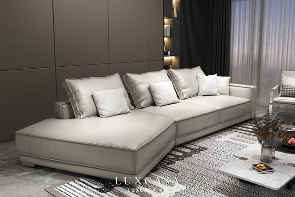 ghế sofa hiện đại màu trắng