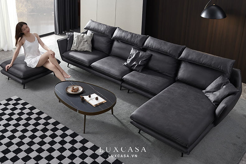 ghế sofa màu đen SF0321