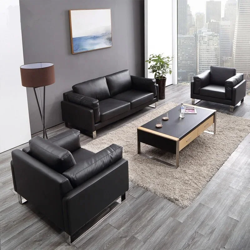 ghế sofa màu đen SP215
