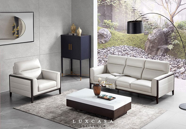 Ghế sofa màu trắng 