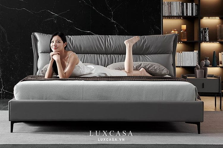 giường bọc da đẹp